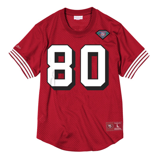 CAMISETA CON NOMBRE Y NÚMERO DE MALLA JERRY RICE