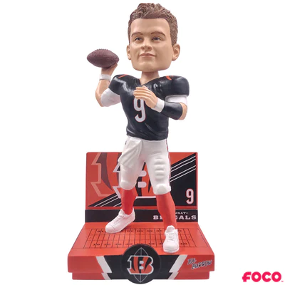 CINCINNATI BENGALS JOE BURROW HIGHLIGHT BOBBLEHEAD
