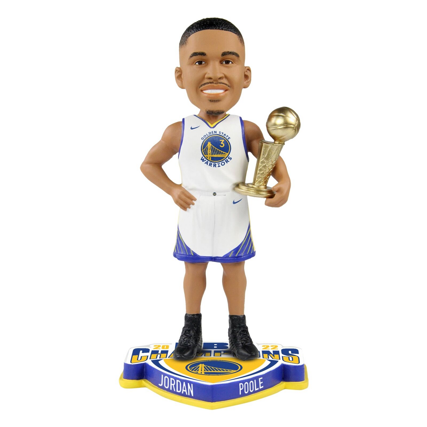 GOLDEN STATE WARRIORS JORDAN POOLE NBA FINALS CHAMPIONS BOBBLEHEAD
