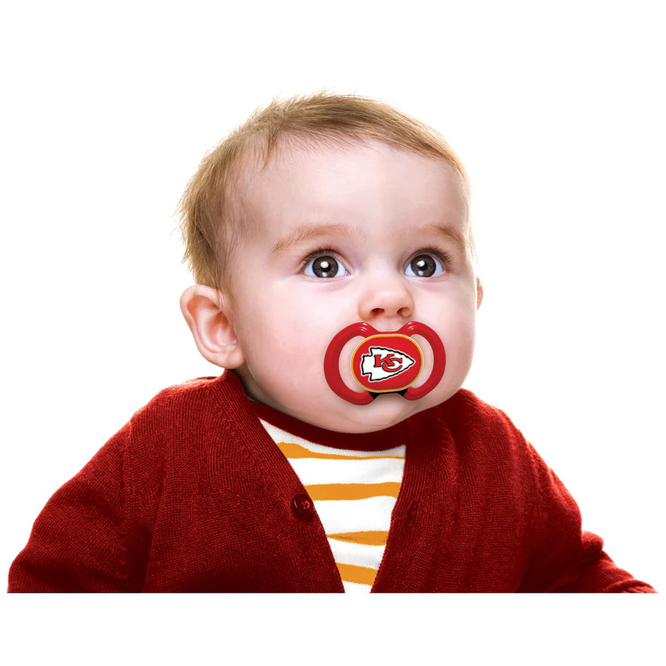 KANSAS CITY CHIEFS 2-PACK PACIFIERS