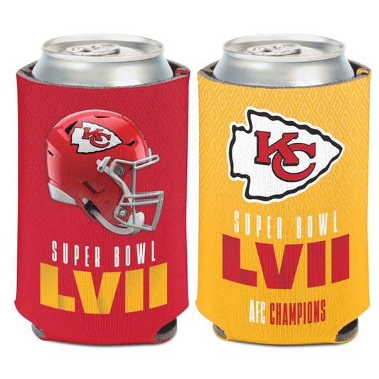 KANSAS CITY CHIEFS 2022 AFC CONFERENCE CHAMPIONS PARTICIPANT 12 OZ. CAN HOLDER