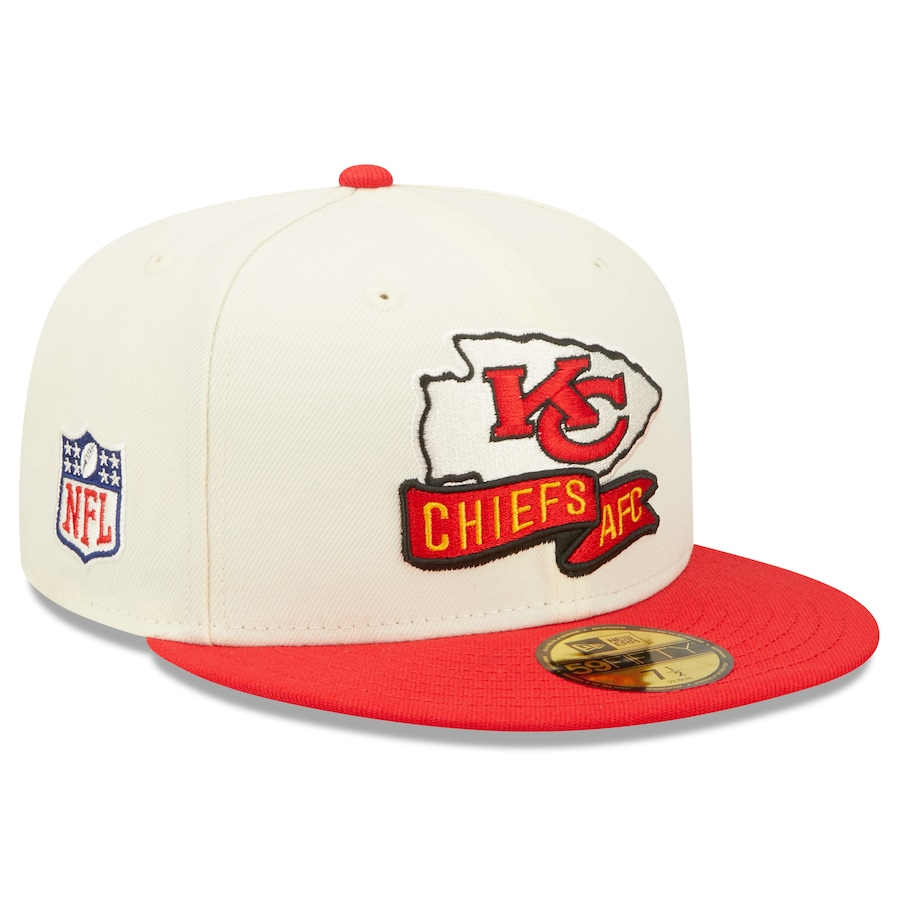 KANSAS CITY CHIEFS 2022 SIDELINE 59FIFTY FITTED HAT
