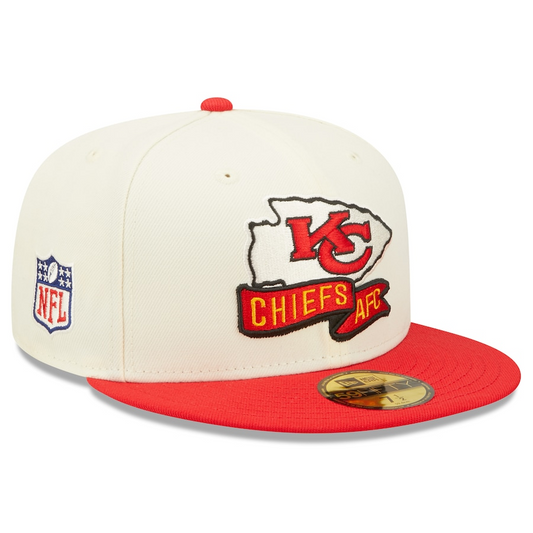 KANSAS CITY CHIEFS 2022 SIDELINE 59FIFTY GORRO AJUSTADO