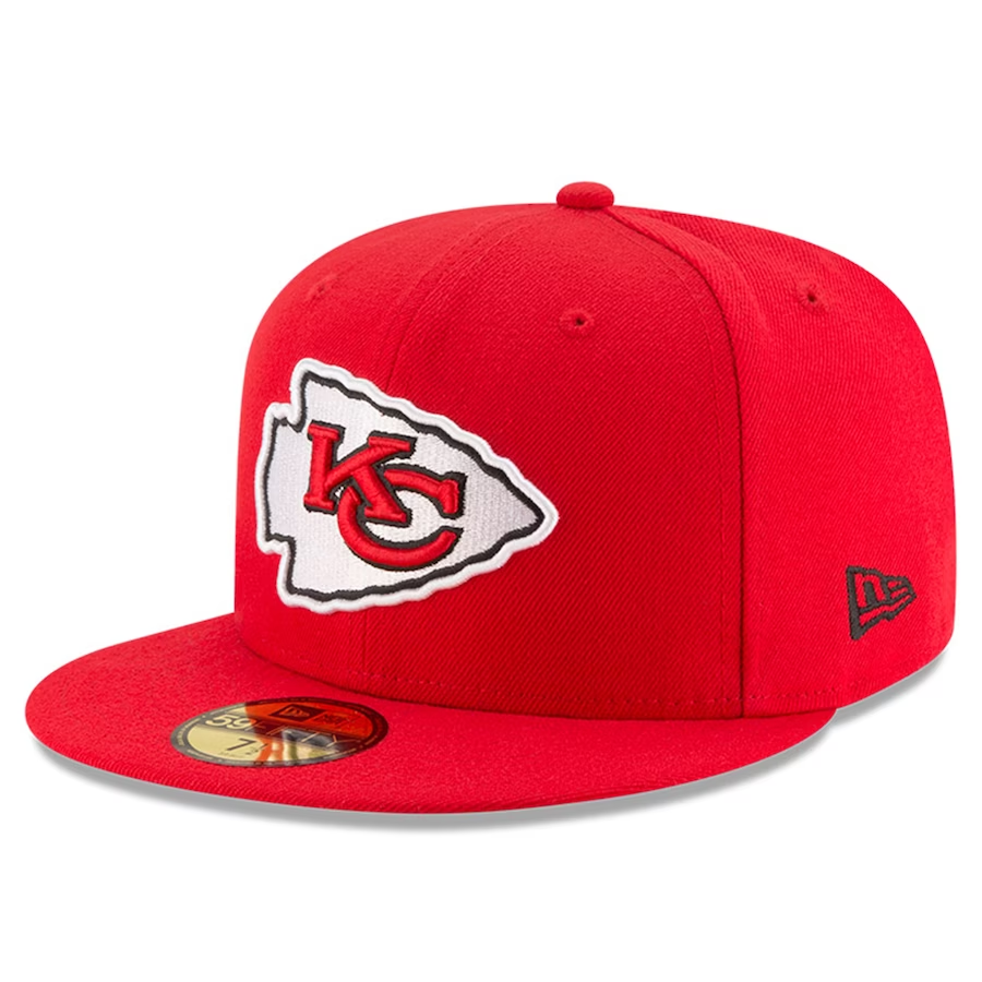 KANSAS CITY CHIEFS 2022 SUPER BOWL LVII PARCHE LATERAL 59FIFTY SOMBRERO AJUSTADO