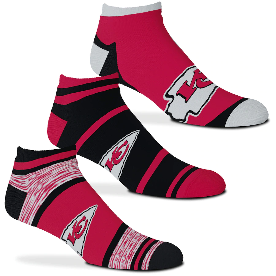 KANSAS CITY CHIEFS 3-PACK DE CALCETINES EN EFECTIVO