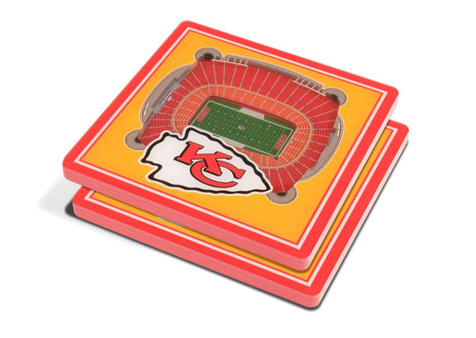 KANSAS CITY CHIEFS 3D COASTER