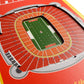 KANSAS CITY CHIEFS 3D STADIUM VIEW WOOD BANNER