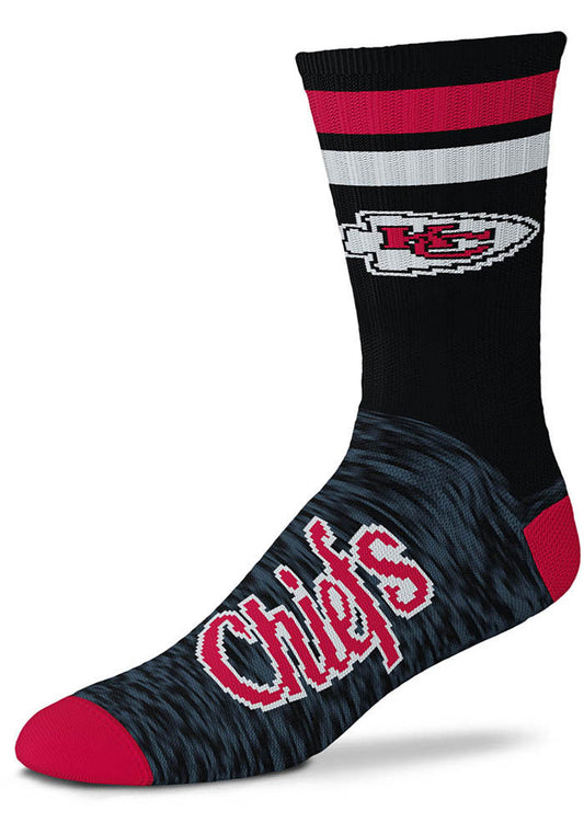 CALCETINES NEGROS CON ESCRITURA KANSAS CITY CHIEFS