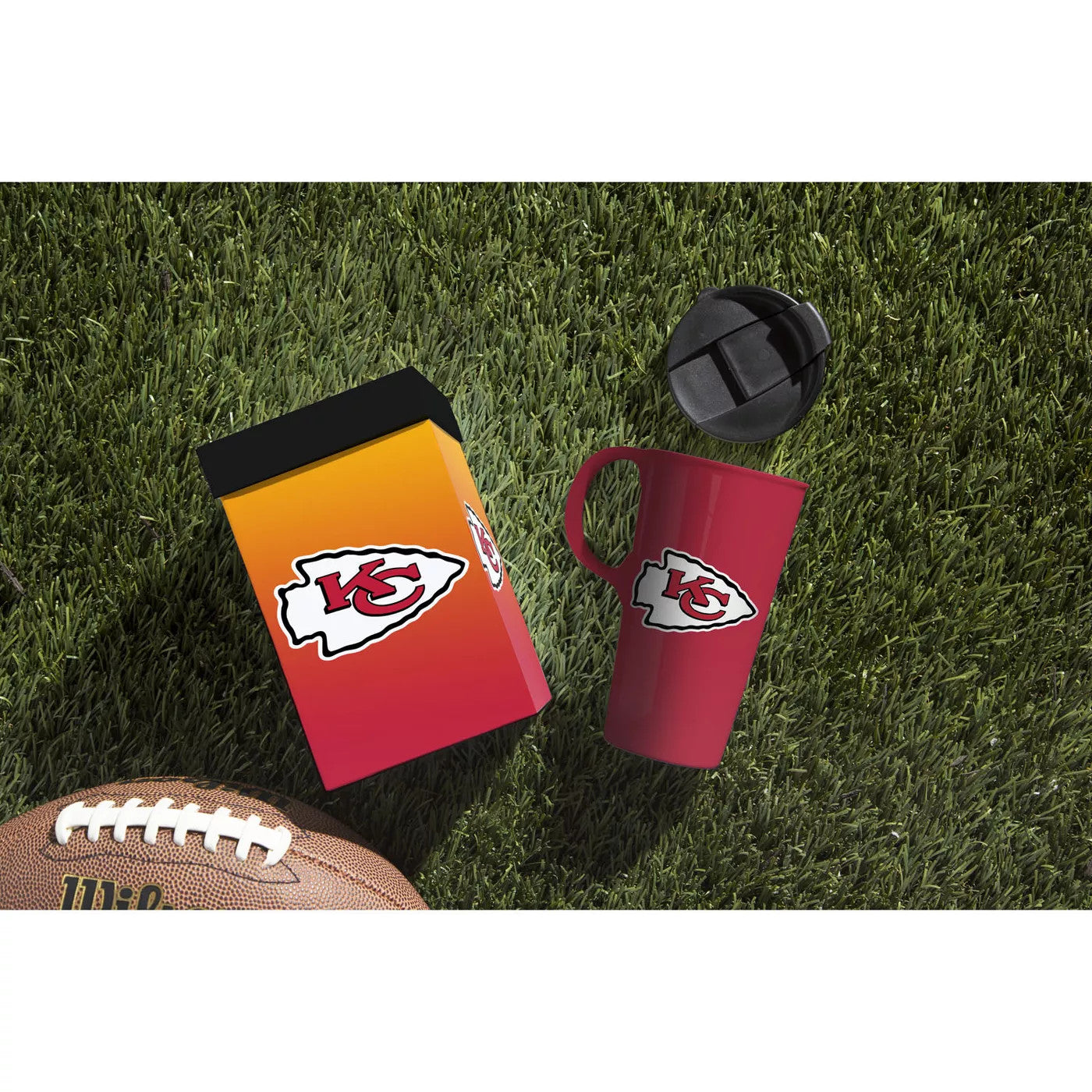 KANSAS CITY CHIEFS BOXED TRAVEL LATTE