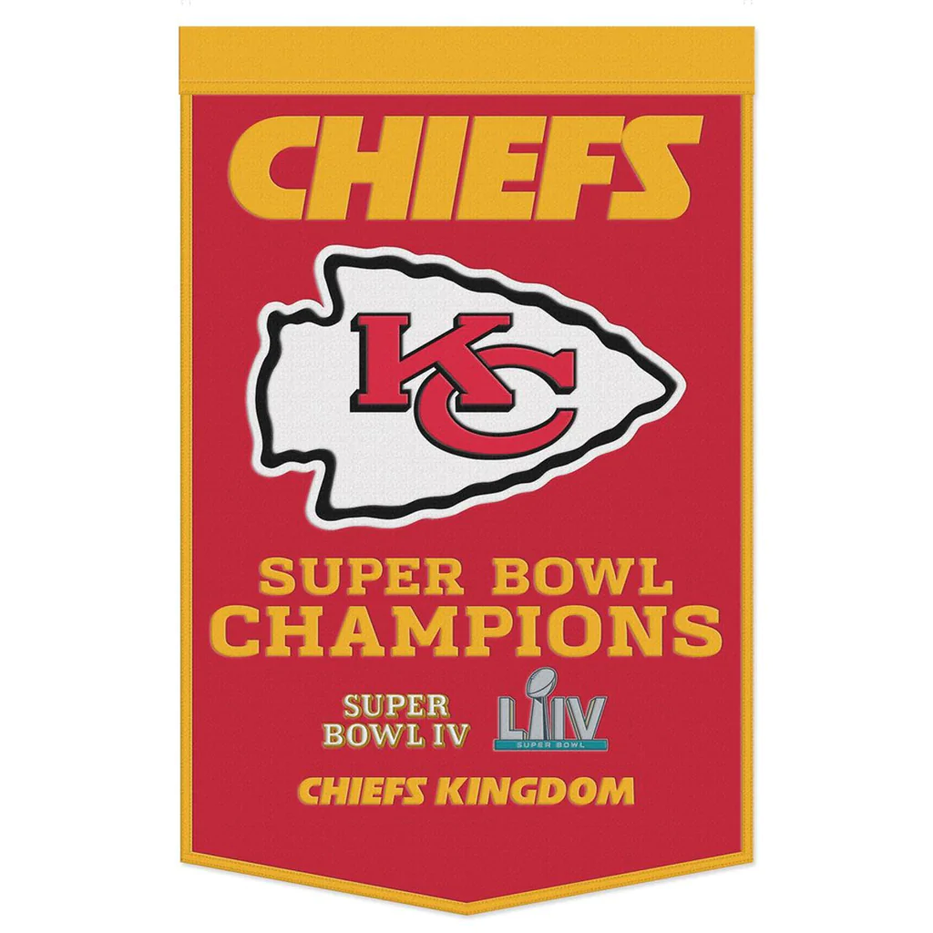 KANSAS CITY CHIEFS CELEBRATION BANNER