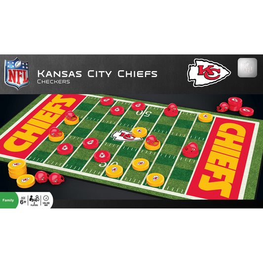 KANSAS CITY CHIEFS CHECKERS BOARD GAME