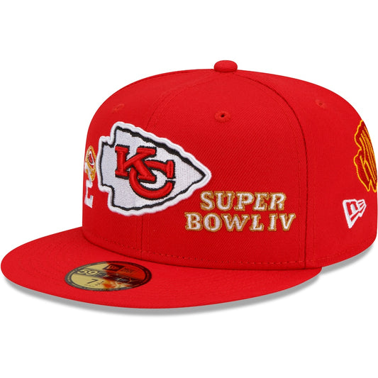 KANSAS CITY CHIEFS COUNT THE RINGS 59FIFTY FITTED