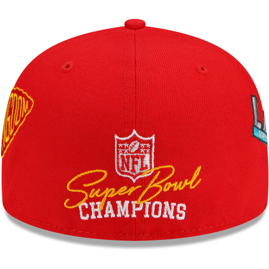 LOS JEFES DE LA CIUDAD DE KANSAS CUENTAN LOS ANILLOS 59FIFTY EQUIPADO