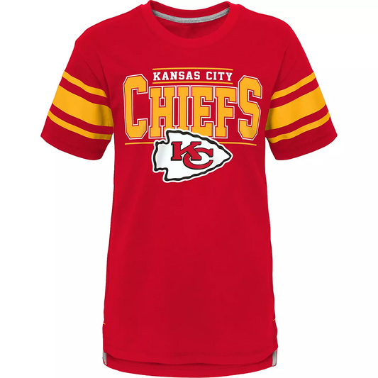 CAMISETA HUDDLE UP PARA NIÑOS DE KANSAS CITY CHIEFS