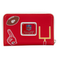 KANSAS CITY CHIEFS LOUNGEFLY LOGO WALLET