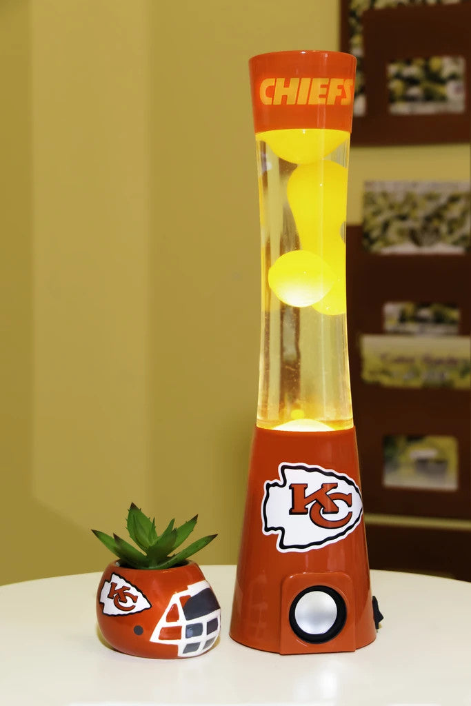 KANSAS CITY CHIEFS MAGMA LAMP SPEAKER