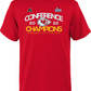 KANSAS CITY CHIEFS MEN'S 2022-23 NFC CONFERENCE CHAMPS SHADOW CAST TEE