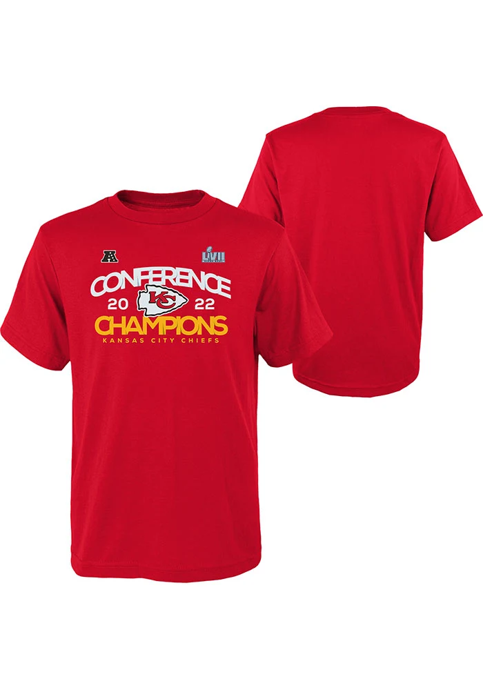 KANSAS CITY CHIEFS HOMBRE 2022-23 NFC CONFERENCE CHAMPS SHADOW CAST TEE