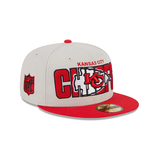 KANSAS CITY CHIEFS HOMBRE 2023 NFL DRAFT SOMBRERO 59FIFTY AJUSTADO