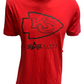 KANSAS CITY CHIEFS MEN'S ALPHA INDUSTRIES TEE