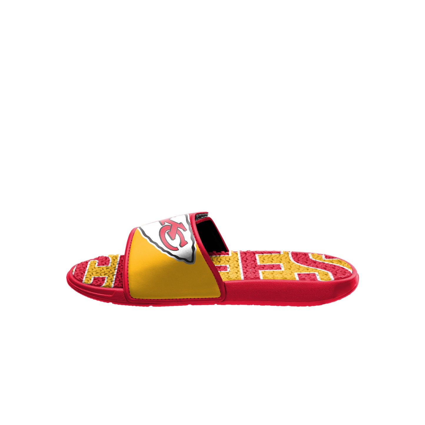 KANSAS CITY CHIEFS MEN'S BIG LOGO GEL SLIDE