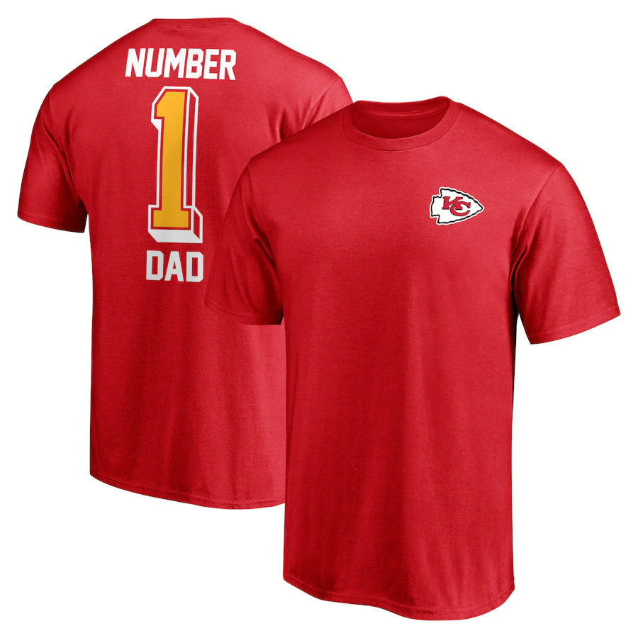 CAMISETA DEL DÍA DEL PADRE DE KANSAS CITY CHIEFS PARA HOMBRE