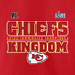 KANSAS CITY CHIEFS MEN'S LONGESLEEVE 2022 AFC CONFERENCE CHAMPS TEAM SLOGAN T-SHIRT