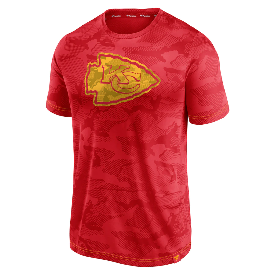 KANSAS CITY CHIEFS MEN'S PRIMARY CAMO JACQUARD TEE