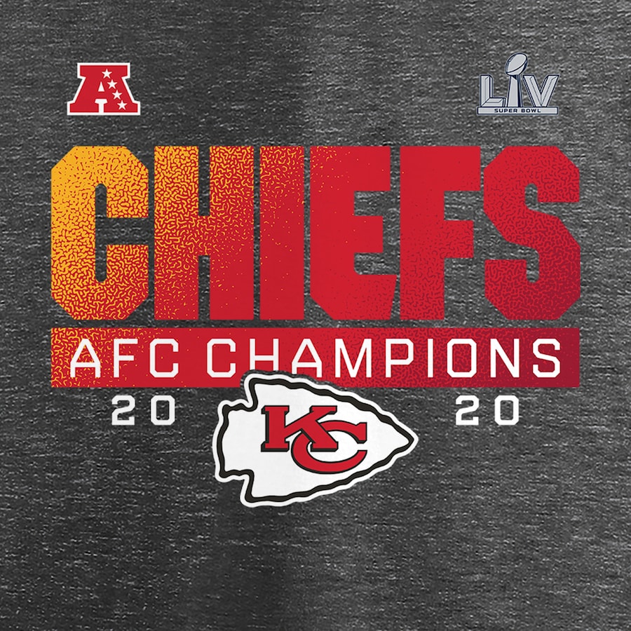 SUDADERA CON CAPUCHA SUPERBOWL LV SCRAMBLE DE KANSAS CITY CHIEFS PARA –  JR'S SPORTS