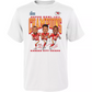 KANSAS CITY CHIEFS MEN'S SUPER BOWL LVII CHAMPIONS CARICATURE T-SHIRT