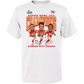 KANSAS CITY CHIEFS HOMBRE SUPER BOWL LVII CHAMPIONS CARICATURA CAMISETA