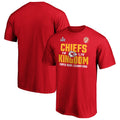 KANSAS CITY CHIEFS MENS SB CHAMPS HASHMARK T-SHIRT