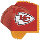 SERVILLETAS PARA FIESTA DE KANSAS CITY CHIEFS - 16 CUENTAS