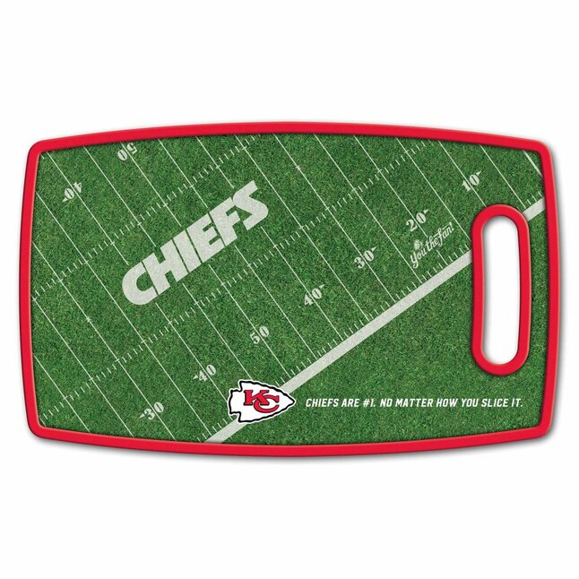 KANSAS CITY CHIEFS RETRO CUTTING BOARD