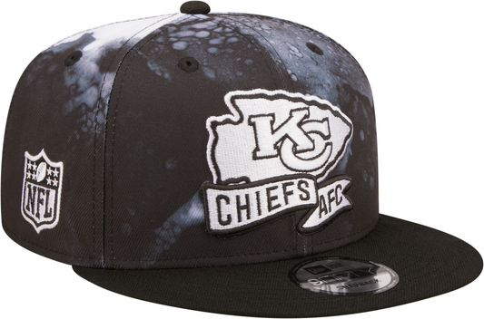 GORRA GORRA 9FIFTY KANSAS CITY CHIEFS SIDELINE - NEGRO/TINTA BLANCO