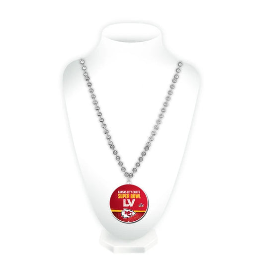 KANSAS CITY CHIEFS SUPER BOWL LV MEDALLION BEADS