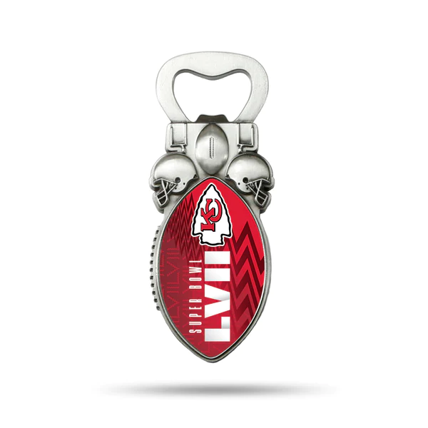 KANSAS CITY CHIEFS SUPER BOWL LVII BOUND BOTTLE OPENER MAGNET