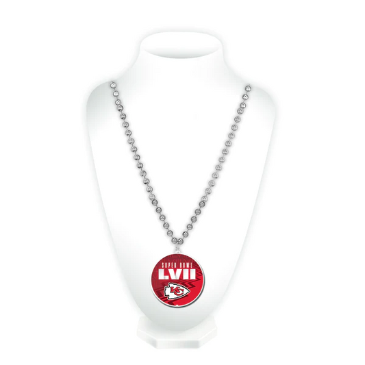 KANSAS CITY CHIEFS SUPER BOWL LVII BOUND MEDALLION BEADS