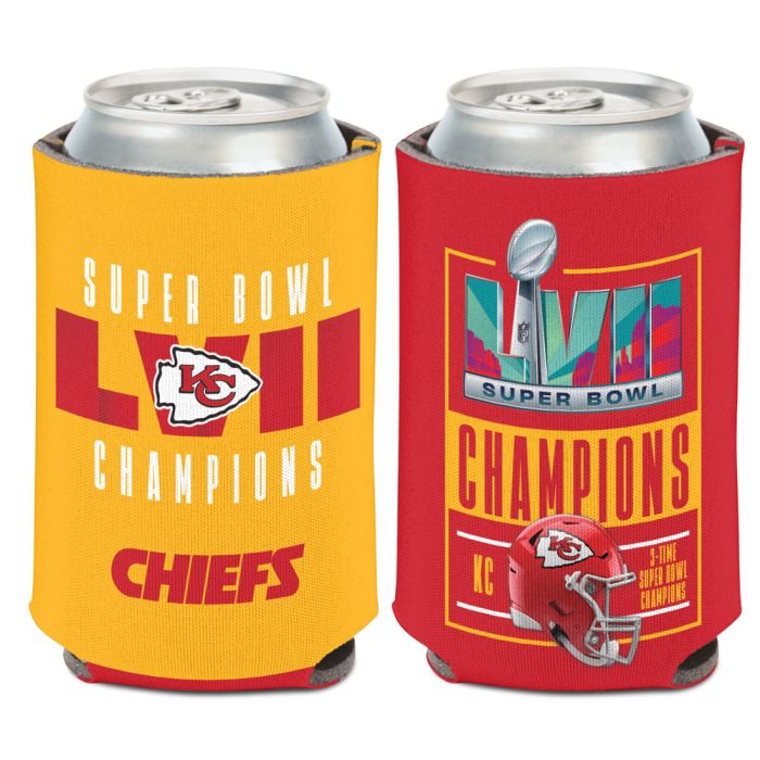 KANSAS CITY CHIEFS SUPER BOWL LVII CHAMPIONS 12 OZ CAN COOLER CHAMP