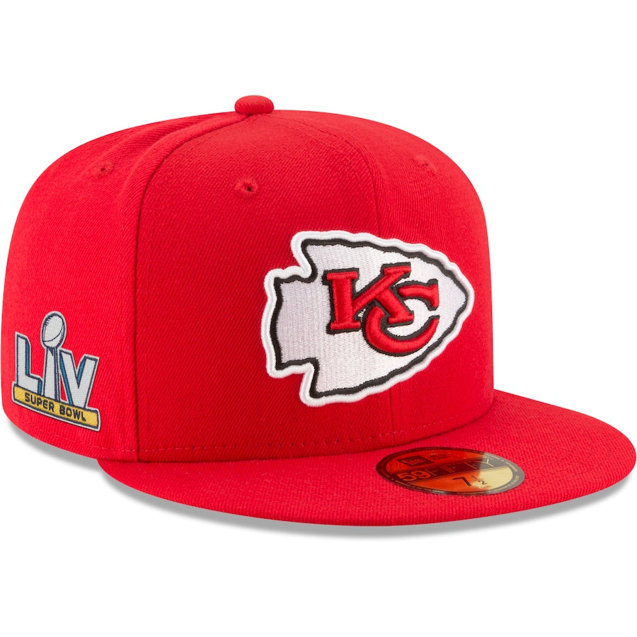 KANSAS CITY CHIEFS SUPERBOWL LV PARCHE LATERAL 59FIFTY AJUSTADO