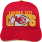 KANSAS CITY CHIEFS YOUTH ON TREND PRECURVED SNAPBACK