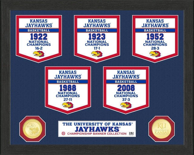 FOTO DE LA COLECCIÓN DE BANNER DE LOS JAYHAWKS DE KANSAS