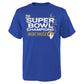 LOS ANGELES RAMS SUPER BOWL LVI CHAMPS YOUTH PARADE T-SHIRT