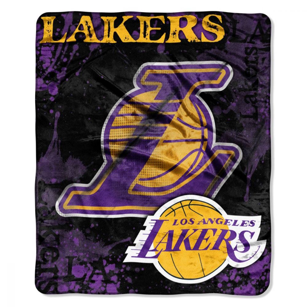 LOS ANGELES LAKERS SIGNATURE 50"X60" RASCHEL THROW BLANKET