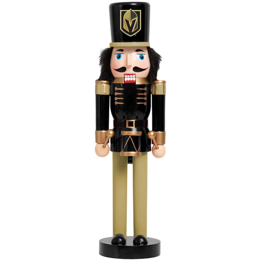 LAS VEGAS GOLDEN KNIGHTS 14" TEAM HOLIDAY NUTCRACKER