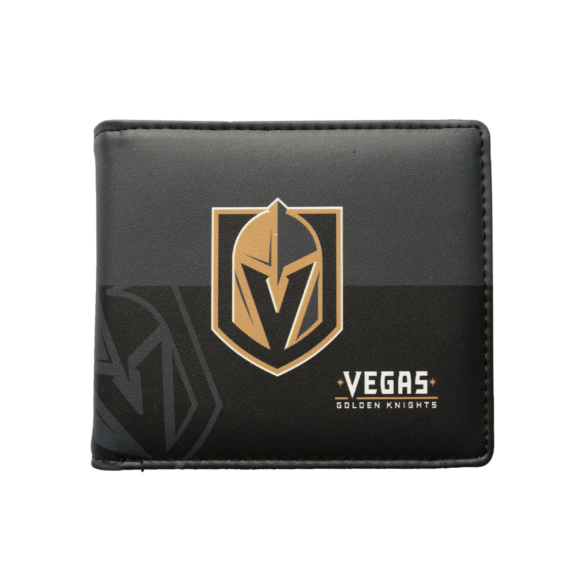 CARTERA DE DOS PLEGABLES CON LOGO DE LAS VEGAS GOLDEN KNIGHTS