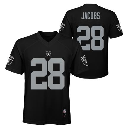 CAMISETA INFANTIL DE NIVEL MEDIO JOSH JACOBS DE LAS VEGAS