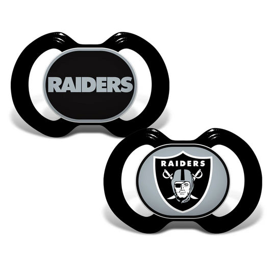 PACK DE 2 CHUPETES LAS VEGAS RAIDERS