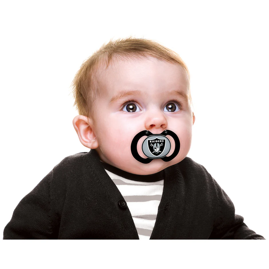 LAS VEGAS RAIDERS 2-PACK PACIFIERS