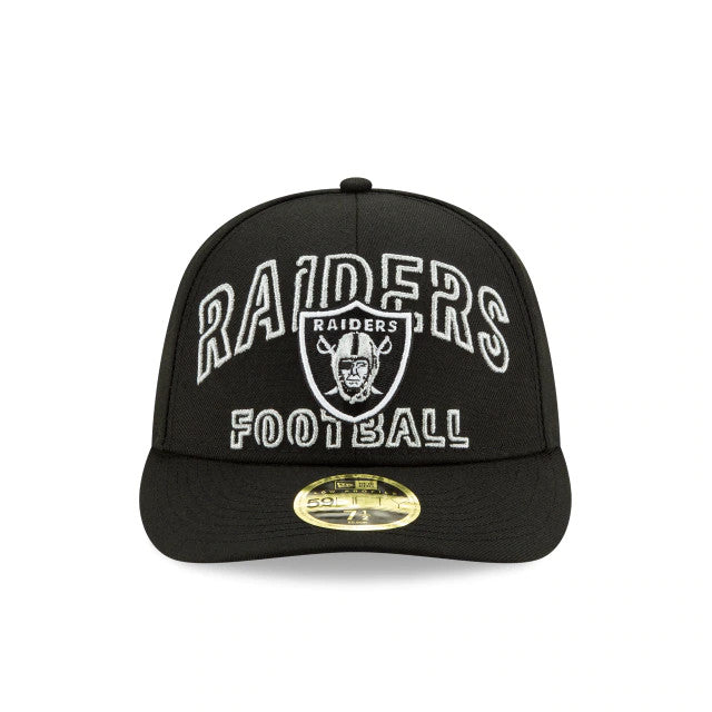 LAS VEGAS RAIDERS 2020 DÍA DEL PROYECTO PERFIL BAJO ALTERNO 59FIFTY